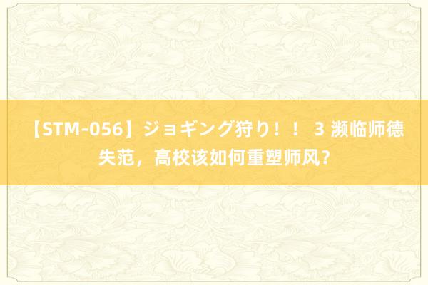 【STM-056】ジョギング狩り！！ 3 濒临师德失范，高校该如何重塑师风？