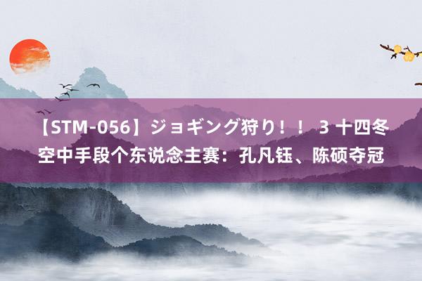 【STM-056】ジョギング狩り！！ 3 十四冬空中手段个东说念主赛：孔凡钰、陈硕夺冠