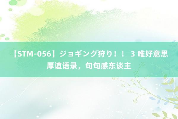 【STM-056】ジョギング狩り！！ 3 唯好意思厚谊语录，句句感东谈主