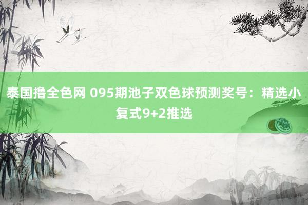 泰国撸全色网 095期池子双色球预测奖号：精选小复式9+2推选