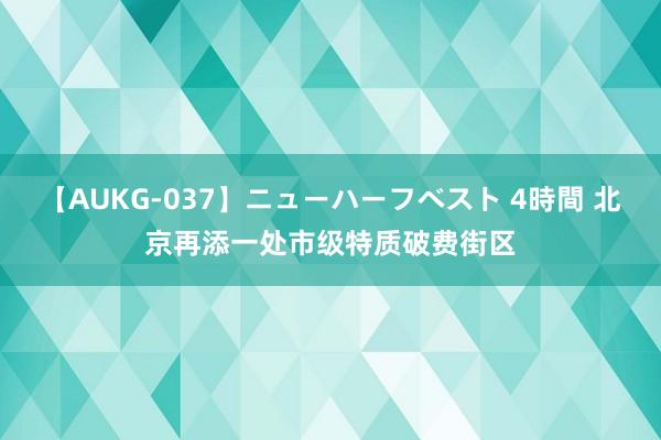 【AUKG-037】ニューハーフベスト 4時間 北京再添一处市级特质破费街区