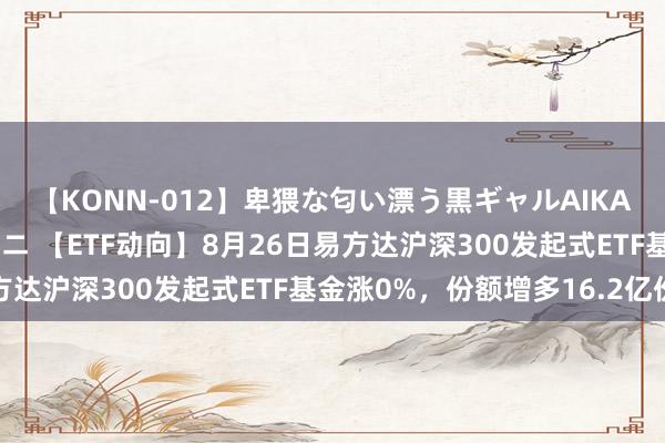 【KONN-012】卑猥な匂い漂う黒ギャルAIKAの中出しグイ込みビキニ 【ETF动向】8月26日易方达沪深300发起式ETF基金涨0%，份额增多16.2亿份