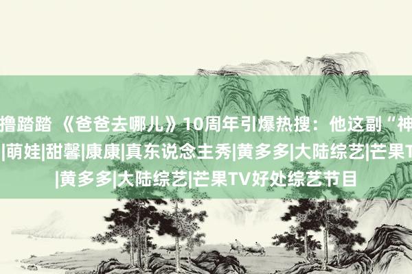 撸踏踏 《爸爸去哪儿》10周年引爆热搜：他这副“神态”藏不住了...|萌娃|甜馨|康康|真东说念主秀|黄多多|大陆综艺|芒果TV好处综艺节目