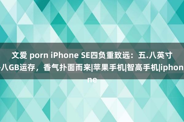 文爱 porn iPhone SE四负重致远：五.八英寸+八GB运存，香气扑面而来|苹果手机|智高手机|iphone